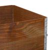vidaXL Jardini&egrave;re marron 120x80 cm bois massif de pin