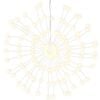 vidaXL &Eacute;toile rayonnante de No&euml;l 140 LED 8 pcs blanc chaud 17 cm