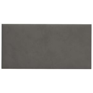 vidaXL T&ecirc;te de lit murale 12 pc Gris fonc&eacute; Velours