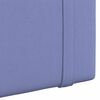 vidaXL T&ecirc;te de lit suspendue Uni Bleu denim 150 x 55 x 5 cm tissu