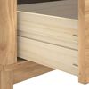 vidaXL Banc de couloir avec tiroir FLORO Cire marron 115 x 40 x 45 cm