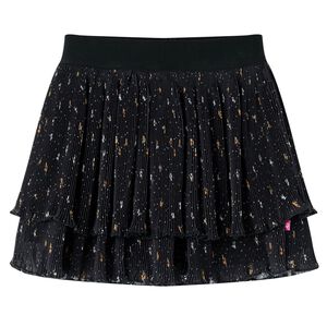 Jupe pour enfants &agrave; volants &agrave; plusieurs niveaux noir 92