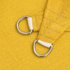 vidaXL Voile d'ombrage 160 g/m² rectangulaire jaune 4x5 m PEHD