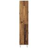 vidaXL Haut Armoire 2 pcs Bois ancien Bois d'ing&eacute;nierie et verre