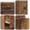vidaXL Meuble d'appoint Bois ancien 40 x 50 x 75 cm Bois d'ing&eacute;nierie