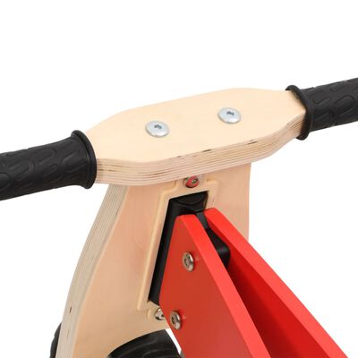 vidaXL Vélo d'équilibre pour enfants 2-in-1 rouge