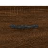 vidaXL Buffet Ch&ecirc;ne marron 34,5x34x90 cm Bois d'ing&eacute;nierie