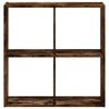 vidaXL Biblioth&egrave;que ch&ecirc;ne fum&eacute; 68,5x32x68,5 cm bois d'ing&eacute;nierie