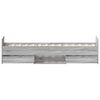 vidaXL Cadre de lit sans matelas sonoma gris 90x200 cm