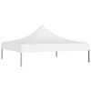 vidaXL Toit de tente de r&eacute;ception 2x2 m Blanc 270 g/m&sup2;