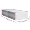 vidaXL Cadre de lit sans matelas gris fonc&eacute; 100x200 cm velours
