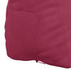 vidaXL Coussin de Dos Bordeaux 60 x 20 x 50 cm Tissu en velours c&ocirc;tel&eacute;