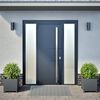 vidaXL Jardini&egrave;res 2 pcs anthracite 40x40x40 cm acier