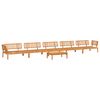 vidaXL Salon palette de jardin 6 pcs bois d'acacia massif