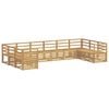 vidaXL Ensemble de canap&eacute;s d'ext&eacute;rieur 10 pcs Blanc