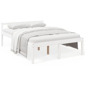 vidaXL Lit pour personne &acirc;g&eacute;e sans matelas 140x200 cm bois pin massif