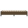 vidaXL Cadre de lit marron fonc&eacute; 90x190 cm tissu