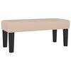 vidaXL Sommier &agrave; lattes de lit avec matelas Cappuccino 80x200 cm