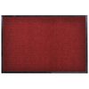 vidaXL Tapis d'entr&eacute;e rouge 120 x 180 cm PVC