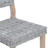 vidaXL Chaise de salle &agrave; manger 2 pcs Blanchiment 46 x 55 x 84 cm