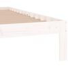 vidaXL Cadre de lit sans matelas blanc 75x190 cm