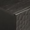 vidaXL Meuble TV noir 105x33x46 cm bois massif de manguier