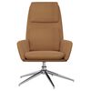 vidaXL Chaise de relaxation Taupe Similicuir daim