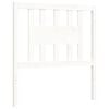 vidaXL Cadre de lit sans matelas blanc 90x200 cm bois massif