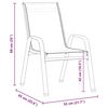 vidaXL Ensemble de salle &agrave; manger pour jardin 3 pcs Gris et Noir