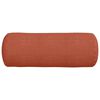 vidaXL Coussins d'accent 2 pcs Rouge orange Ø 25 x 70 cm