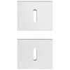 vidaXL Support de Miroir 340 pcs Nickel 35 x 30 x 8,3 mm Acier