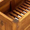 vidaXL Lit sur&eacute;lev&eacute; de jardin Bois d'acacia 100x30x25 cm