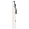 vidaXL T&ecirc;te de lit capitonn&eacute;e Gris clair 200 cm Pin massif