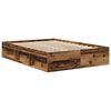 vidaXL Cadre de lit sans matelas vieux bois 140x190 cm bois ing&eacute;nierie