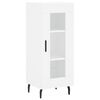 vidaXL Buffet blanc 34,5x34x90 cm bois d'ing&eacute;nierie