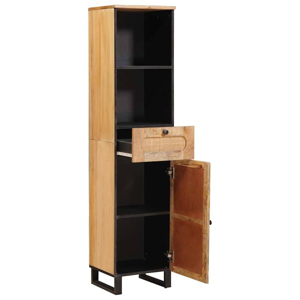 vidaXL Armoire de salle de bain avec &eacute;tag&egrave;re Marron 38 x 33 x 160 cm