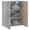 vidaXL Armoire murale gris b&eacute;ton 69,5x34x90 cm bois d'ing&eacute;nierie