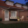 vidaXL Auvent r&eacute;tractable automatique avec LED marron 400x300 cm