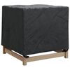vidaXL Housse pour meubles Uni Noir 74 x 74 x 60 cm Tissu Oxford 420D