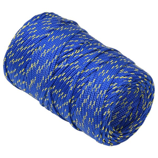 vidaXL Corde de bateau Bleu 2 mm 25 m Polypropylène