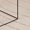 vidaXL Tapis de surface Rond PALMERAS Beige &Oslash; 120 CM Polyester