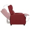 vidaXL Fauteuil inclinable Rouge bordeaux Similicuir