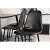 Venture Home Chaises &agrave; manger lot de 2 Polar Aspect cuir noir