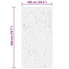 vidaXL Tapis HUARTE &agrave; poils courts doux et lavable beige 100x200 cm