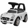 vidaXL Voiture &agrave; pousser par pieds pour enfants blanc