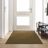 vidaXL Tapis d'entrée Marron et Noir 120 x 300 cm Polyamide et PVC