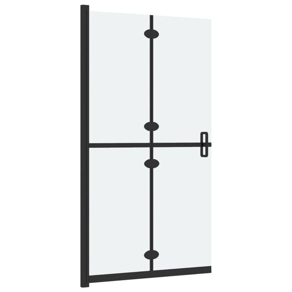 vidaXL Paroi de douche pliable Verre ESG d&eacute;poli 120x190 cm