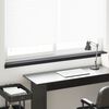 vidaXL Appui de fen&ecirc;tre Anthracite avec grain de bois PVC
