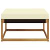 vidaXL Pouf d'Ext&eacute;rieur Bois d'Acacia Massif Naturel
