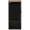 vidaXL Armoire de salle de bain 40x27x90 cm fer et bois de manguier